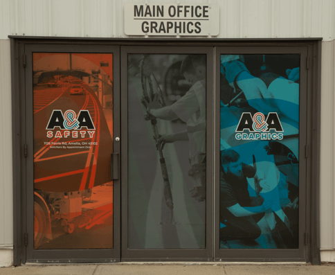Storefront of A&A graphics