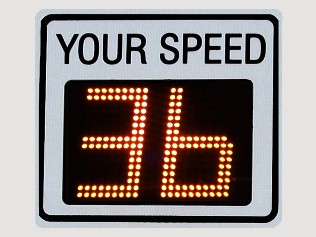 TC 400 Speed Limit Sign